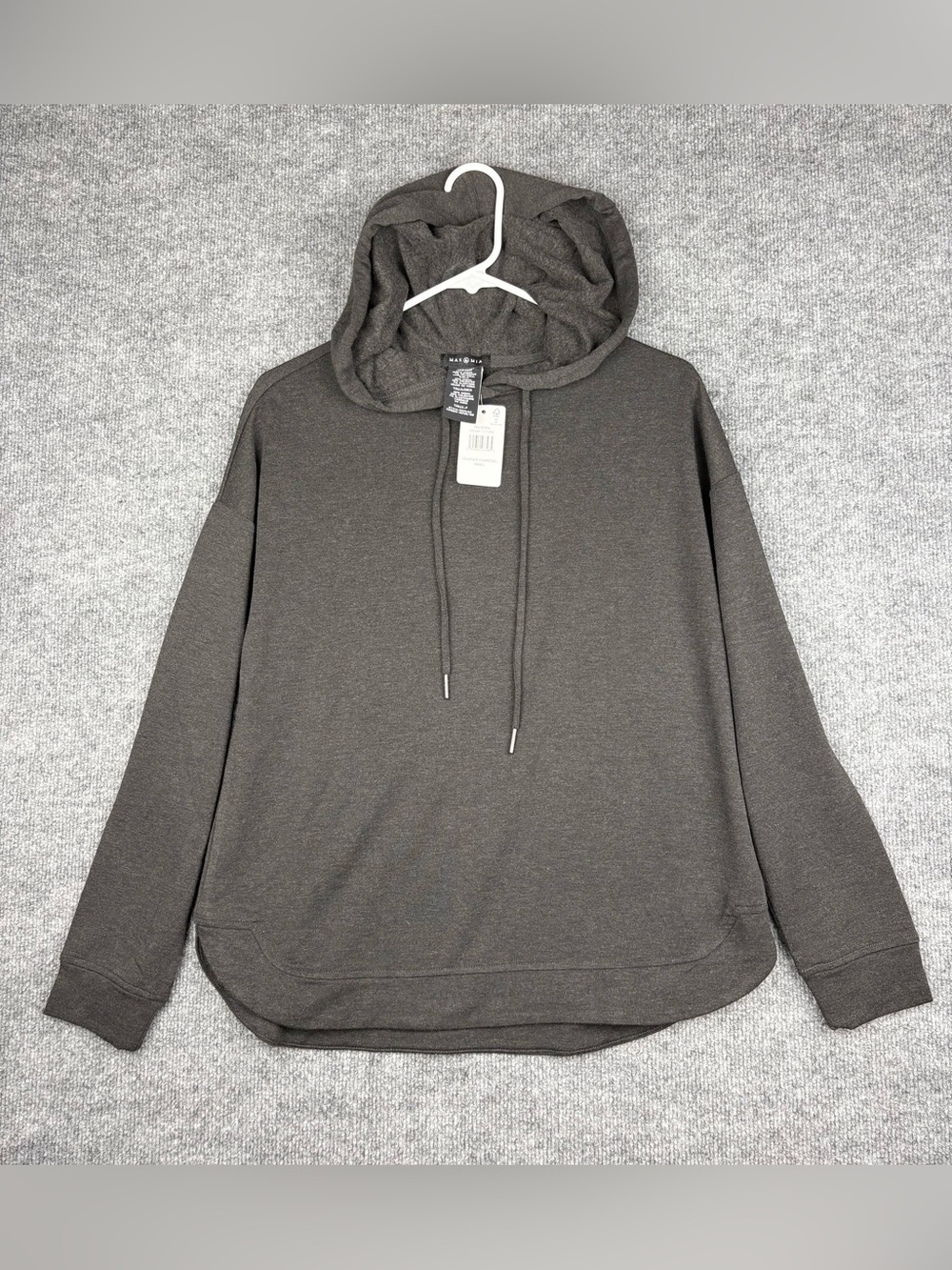 Max & Mia Women's Hoodie Lounge Small Gray From The 2 Pc Set Just The Hoodie New